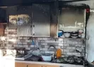Alevlere teslim olan mutfak küle döndü