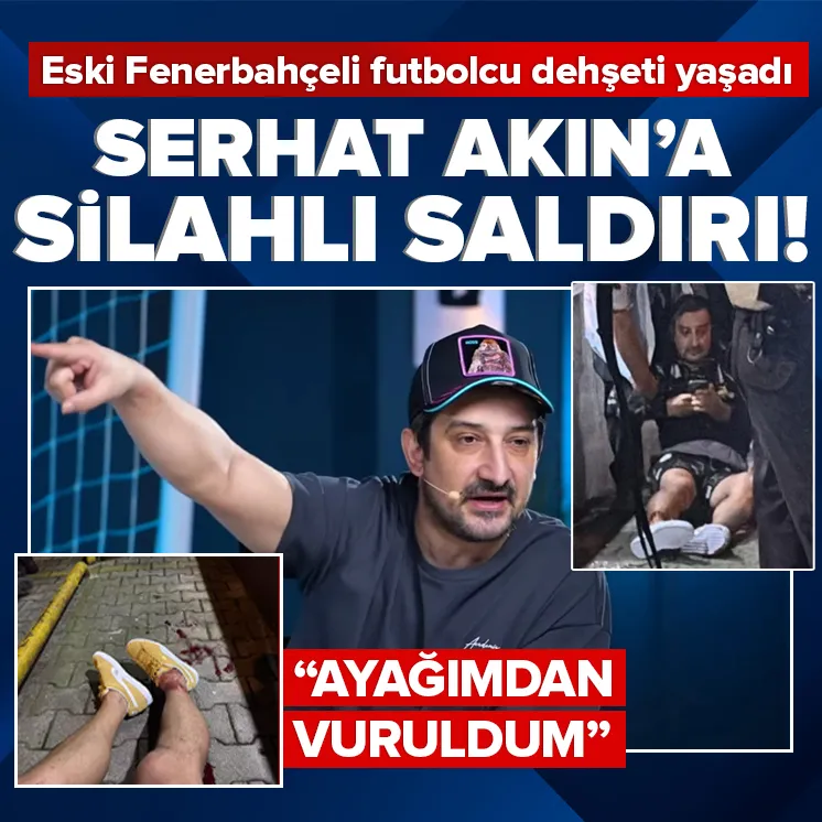 Eski Fenerbahçeli futbolcuya silahlı saldırı!