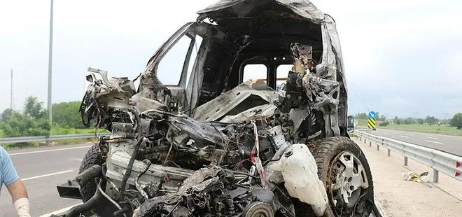 Kuzey Marmara'da feci kaza! Alev topuna döndü