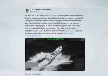 ABD Doğu Pasifik'te tekne vurdu: 2 ölü