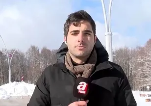 Uludağ'da kar aralıklarla etkili