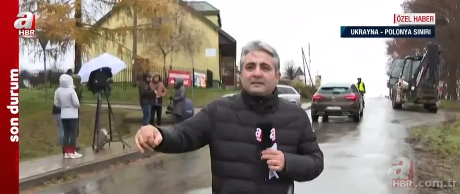 DÜNYANIN GÖZÜNÜ ÇEVİRDİĞİ NOKTA! A Haber Polonya - Ukrayna sınırında 5