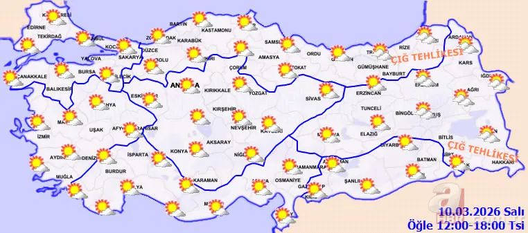 Bahar etkisi başlıyor: Sıcaklıklar 4 derece birden artacak! Meteoroloji gün gün paylaştı 7