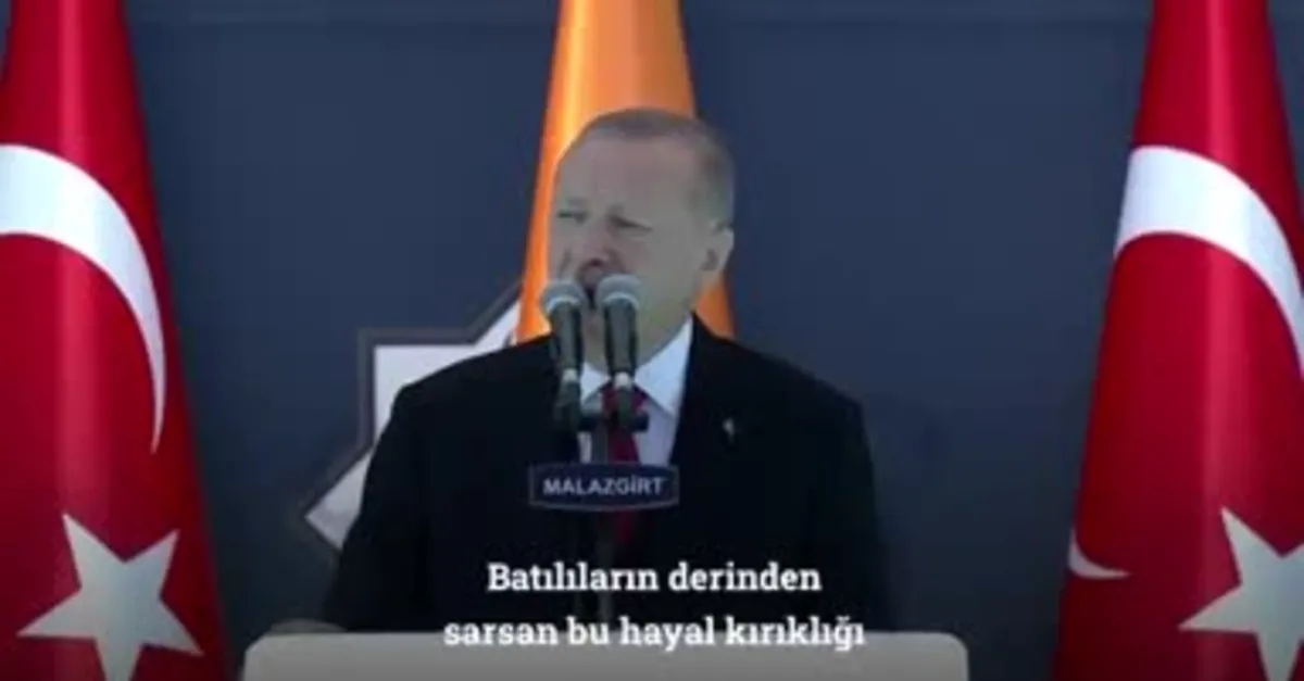 Başkan Erdoğan'dan Malazgirt mesajı
