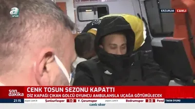 Cenk Tosun ambulansla uçağa götürüldü