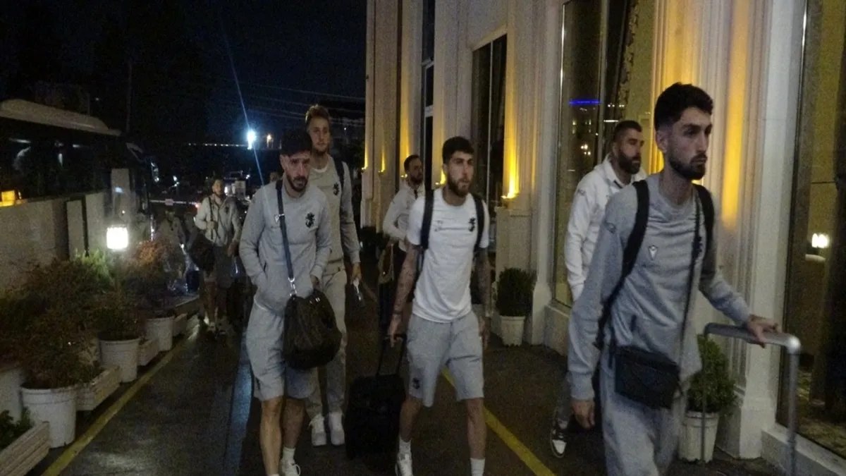 A Milli Futbol takımı ile karşılaşacak Gürcistan Kocaeli’ye geldi