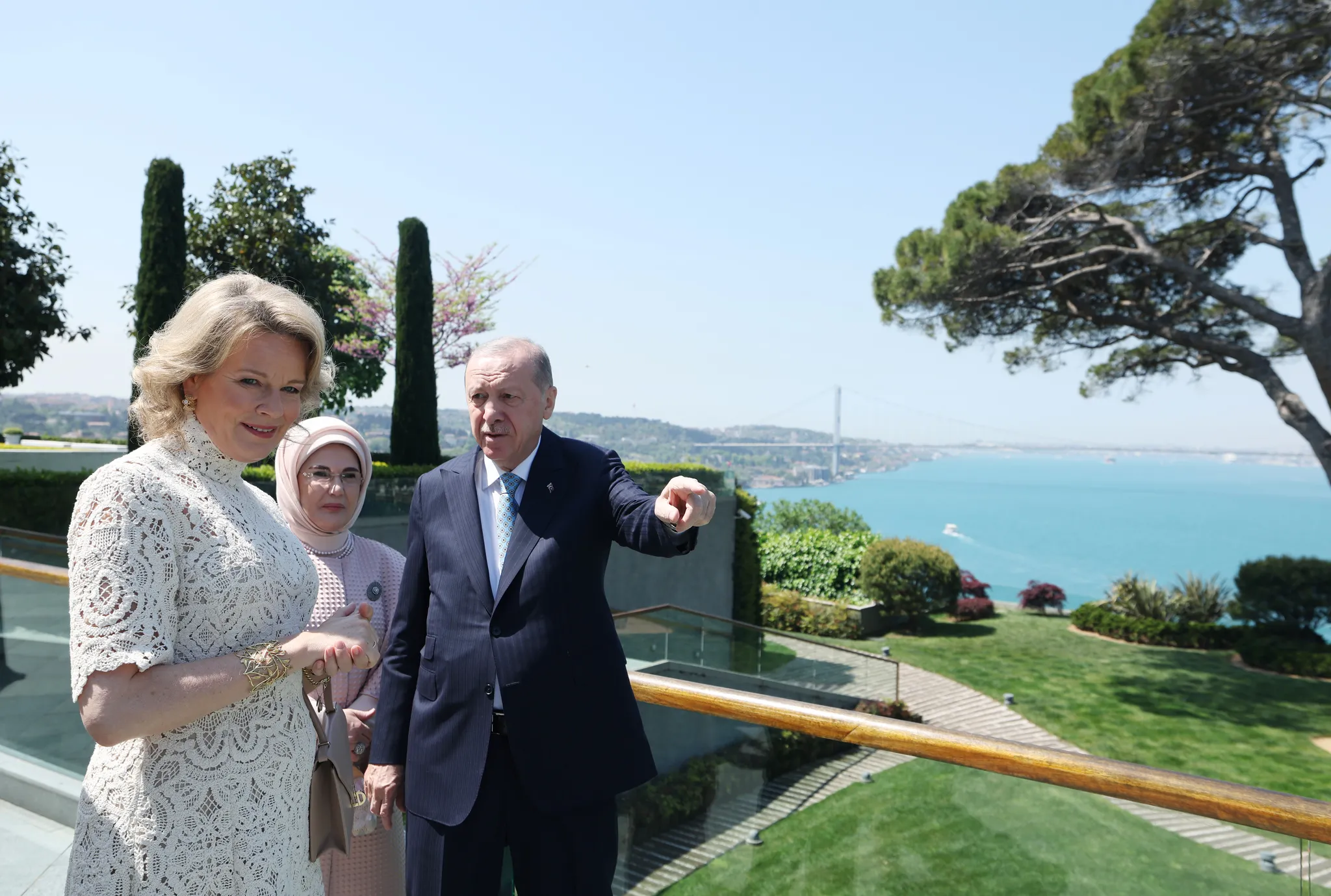 Başkan Erdoğan Belçika Kraliçesi'ni kabul etti