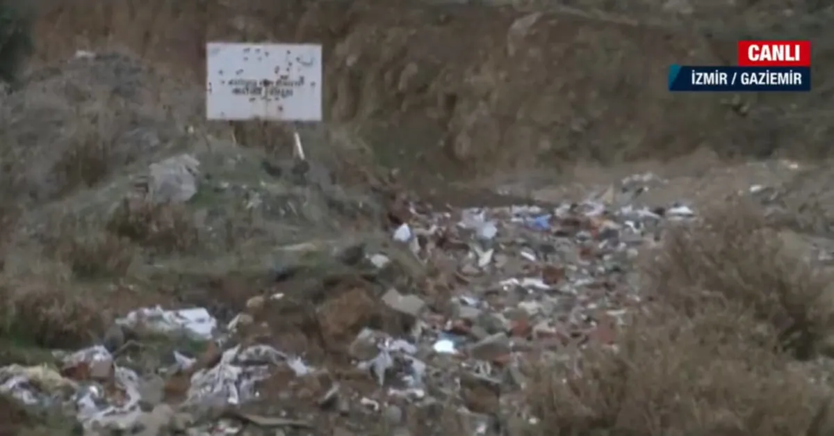 İzmir'de ormanlık alanda "asbest" tehlikesi