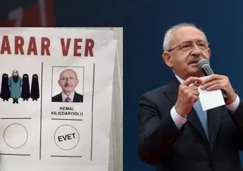 CHP'den kirli siyaset! Önce depremzedeler şimdi de muhafazakarlar: Sakallı ve çarşaflı vatandaşları hedef gösteren skandal oy pusulası