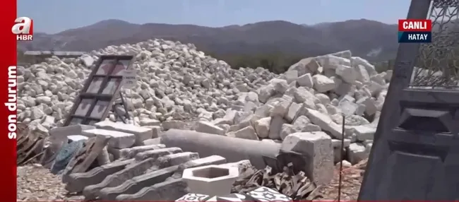 Hatay’da enkazlardan 550 tarihi eser çıkarıldı! Tarihe ve ecdada saygı