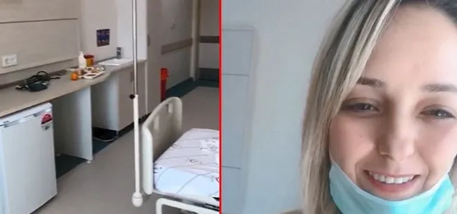 Koronavirüse yakalanan genç kadının hastanede ’karantina odası’ şaşkınlığı: 5 yıldızlı otel gibi
