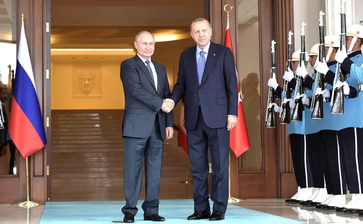 Kremlin, Putin-Erdoğan görüşmesinin fotoğraflarını yayınladı - 3
