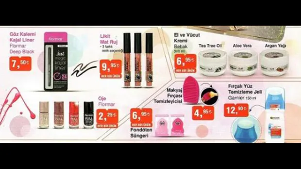 BİM aktüel ürünler kataloğu yayınlandı 18 Aralık 2018 BİM indirimli kozmetik ürünleri satacak