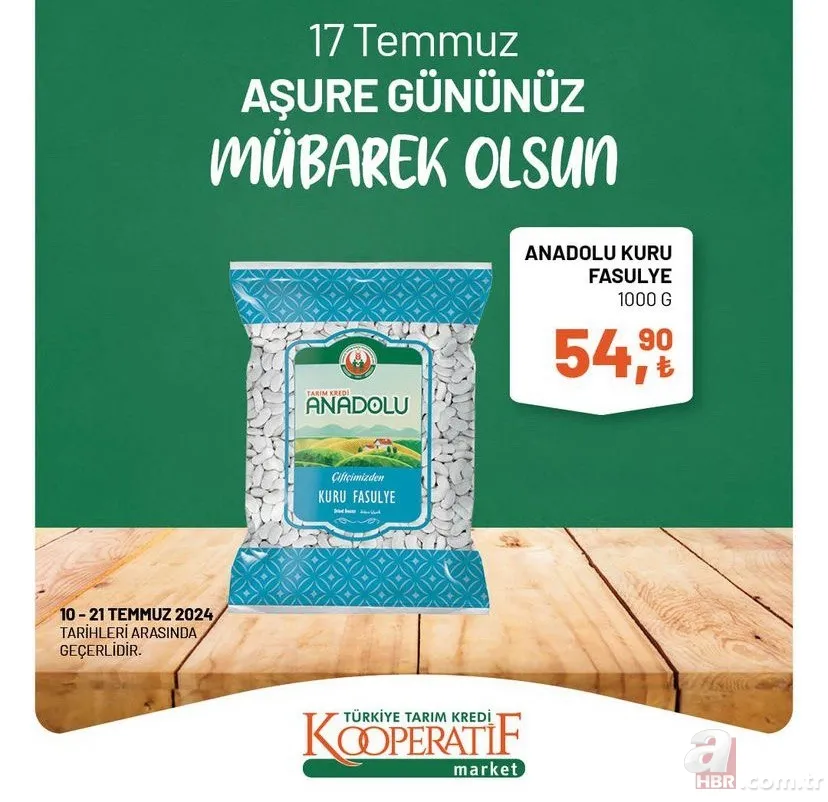 Tarım Kredi Market'te fırsat kataloğu geldi! 70 üründe indirim var: Gül suyu 47.90, buğday 18.50 TL, TK antep fıstığı 187,90 TL 13