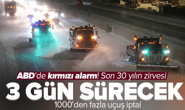 ABDde kırmızı alarm: 3 gün sürecek