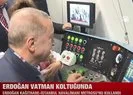 Başkan Erdoğan vatman koltuğunda