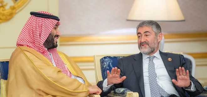 Son dakika: Hazine ve Maliye Bakanı Nureddin Nebati, Suudi Arabistan Veliaht Prensi Selman ile görüştü