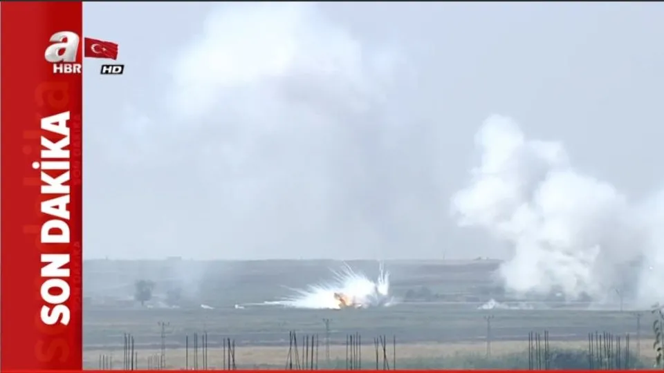 Son dakika: A Haber canlı yayınında bombardıman! Barış Pınarı Harekatı’nda terör hedefleri vuruldu