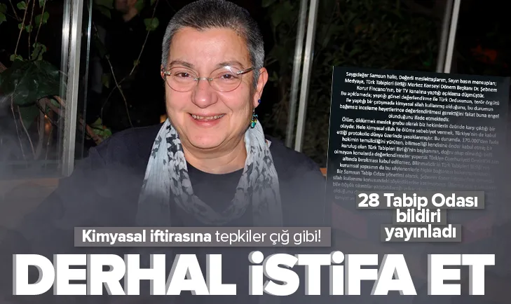 28 Tabip Odası’ndan Fincancı’nın iftirasına tepki
