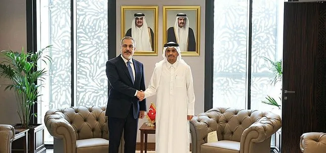 Bakan Hakan Fidan, Katarlı mevkidaşı Al Sani ile görüştü