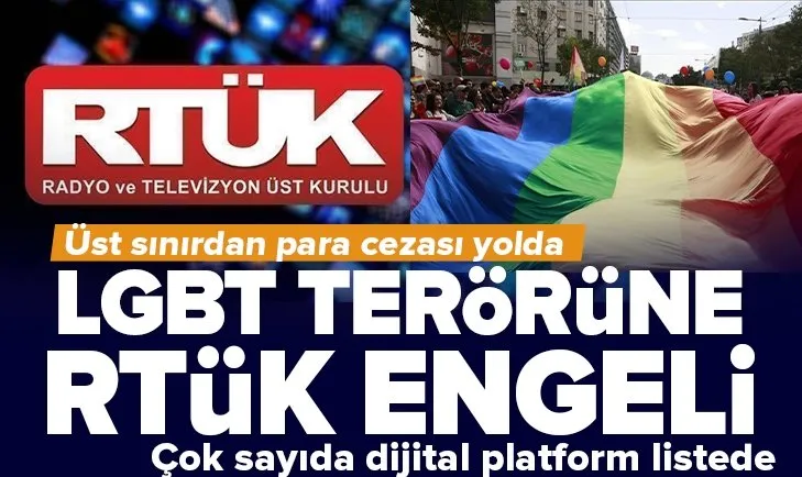 RTÜK’ten çok sayıda dijital platforma LGBT yaptırımı! İdari para cezası yolda...