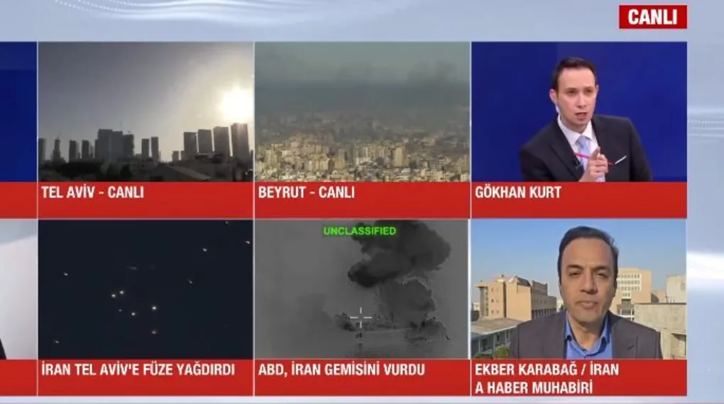 İsrail Tahran’ı vurdu İran’dan füze yağmuru