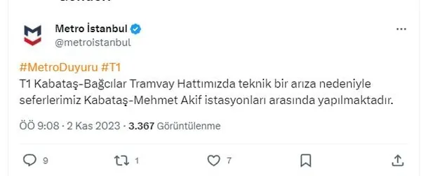 1698908401714.jpeg İmamoğlu vatandaşı canından bezdirdi! Kabataş-Bağcılar Tramvay Hattı'nda alarm! Tramvay raydan çıktı - 3
