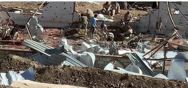Yemen’de askeri kampa hava saldırısı: 87 ölü