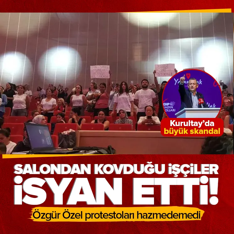 Özelin salondan kovduğu işçiler isyan etti