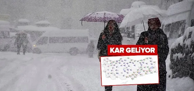 Kar İstanbul’un kapısına dayandı! İşte 5 günlük hava durumu tahmini! Hafta sonu hava nasıl olacak? Hangi illere kar yağacak?