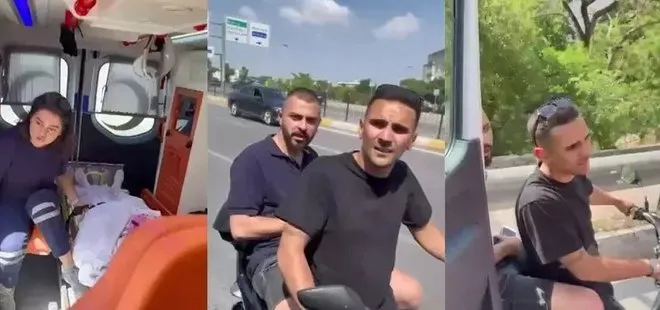 Kadıköy'de ambulansın önünü kesen magandalar yakalandı! Gözaltına alınan motor sürücüsü hakkında flaş karar