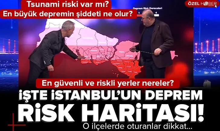 İstanbul’un deprem risk haritası