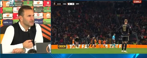 Ahaber.com.tr sordu Galatasaray Teknik Direktörü Okan Buruk ve Sparta Prag Teknik Direktörü Brian Priske yanıtladı! Galatasaray taraftarı...