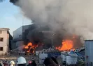 Geri dönüşüm fabrikasında yangın