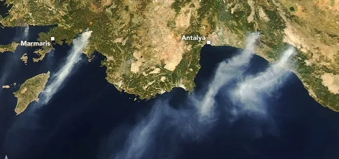 NASA’dan Türkiye’deki yangınlar hakkında flaş açıklama