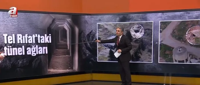 İşte Tel Rıfat’taki PKK/YPG’nin tünel ağı! Araçların geçebileceği büyüklükte...