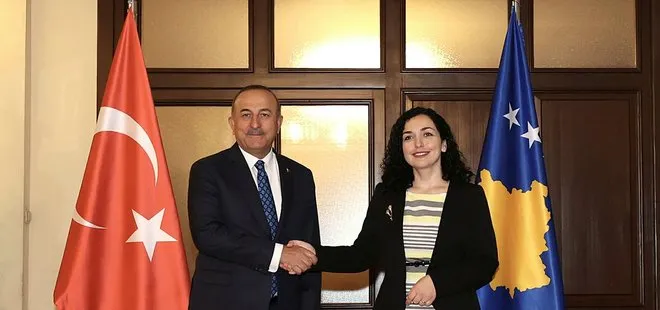 Dışişleri Bakanı Mevlüt Çavuşoğlu Kosova Cumhurbaşkanı Osmani ile görüştü