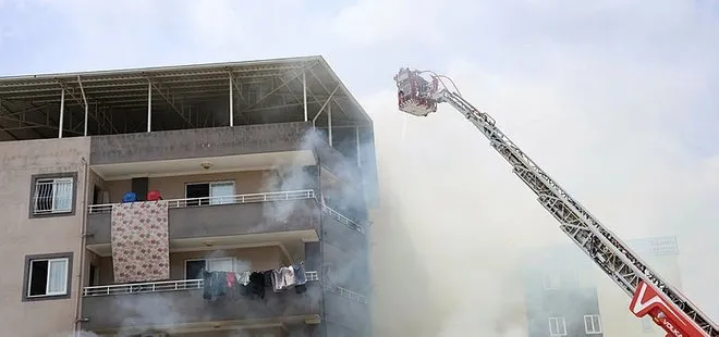 Adana’da yangında evlerinde mahsur kalan 4 kişi kurtarıldı