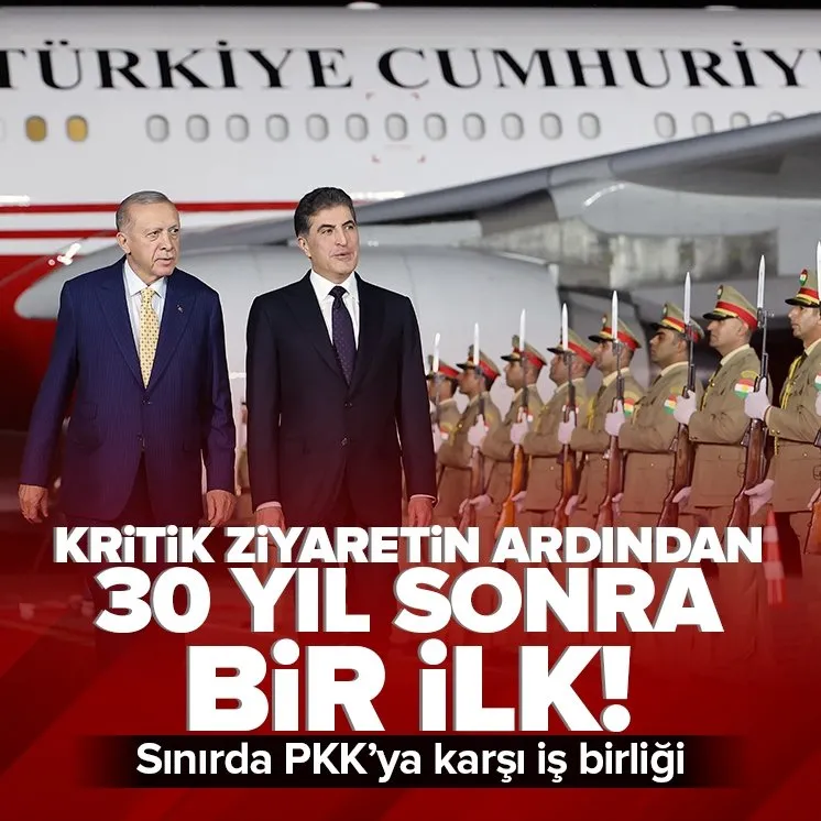 Türkiye ile Irak arasında sınırda PKK’ya karşı iş birliği