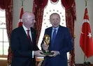 Başkan Erdoğan FIFA Başkanını kabul etti