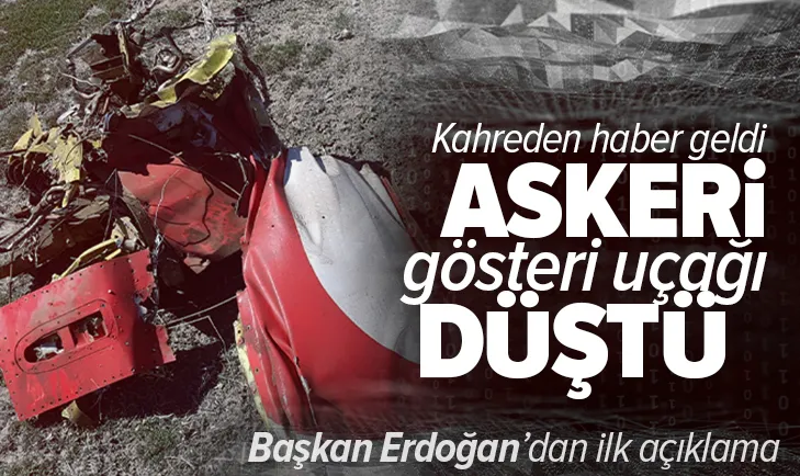 Son dakika: Konya'da askeri gösteri uçağı düştü! Kahreden haber geldi: Pilot şehit oldu