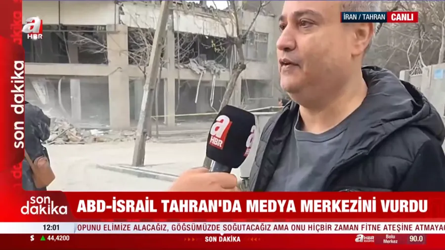 🚨 Tahran’da medya merkezine füze saldırısı: Gazeteciler hedefte - 1