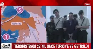 Teröristbaşı Öcalan’ın Türkiye’ye getirilişinin 22. yılı