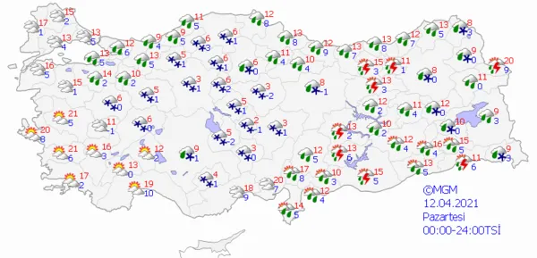 1617989827638.png Meteoroloji'den o iller için sağanak yağış ve fırtına uyarısı! İstanbul Ankara ve İzmir'de hava durumu - 7