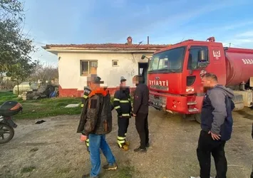 Babaeski’de ev yangını: 1 ölü 1 yaralı