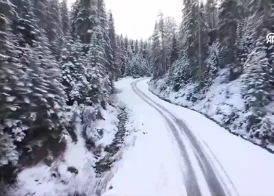 Kar kalınlığı 10 santimetreye ulaştı