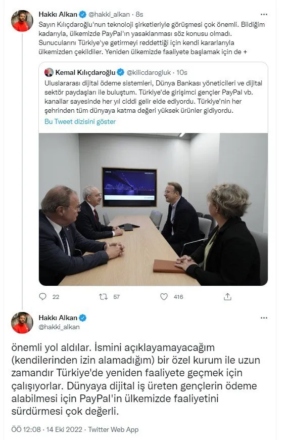 Kılıçdaroğlu yalanlarına ABD’de de devam ediyor! ’PayPal’ı yasakladılar’ iftirası elinde patladı