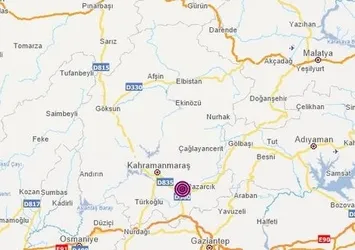 Kahramanmaraş'ta 3.6 büyüklüğünde deprem!