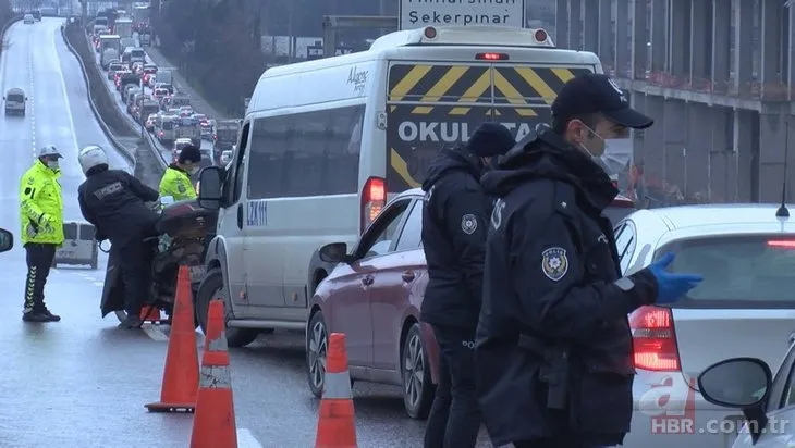 İstanbul'da giriş - çıkış denetimi: Trafiğin sonu görülmüyor!