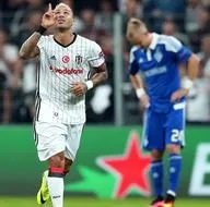 Beşiktaş - Dinamo Kiev maçından kareler